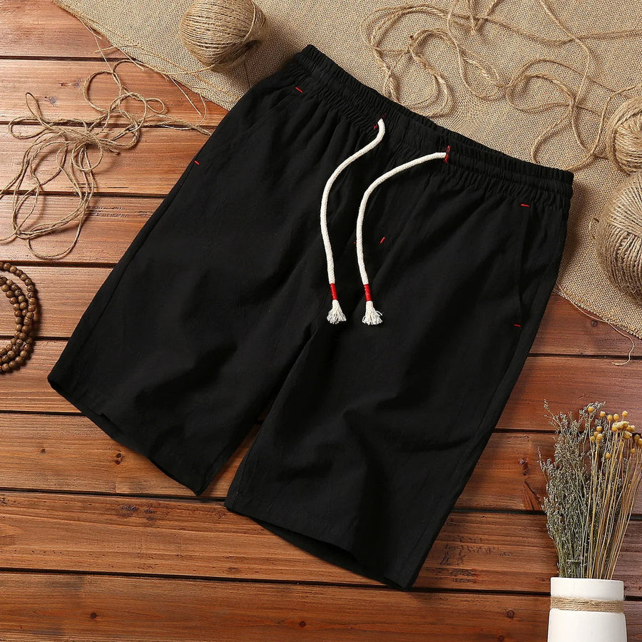 Riviere Cotton Relaxed Fit - Shorts CAAYWORLD MEN