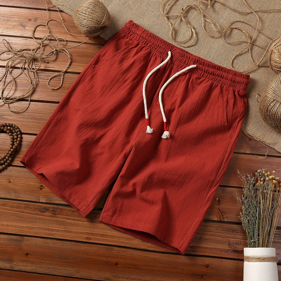 Riviere Cotton Relaxed Fit - Shorts CAAYWORLD MEN
