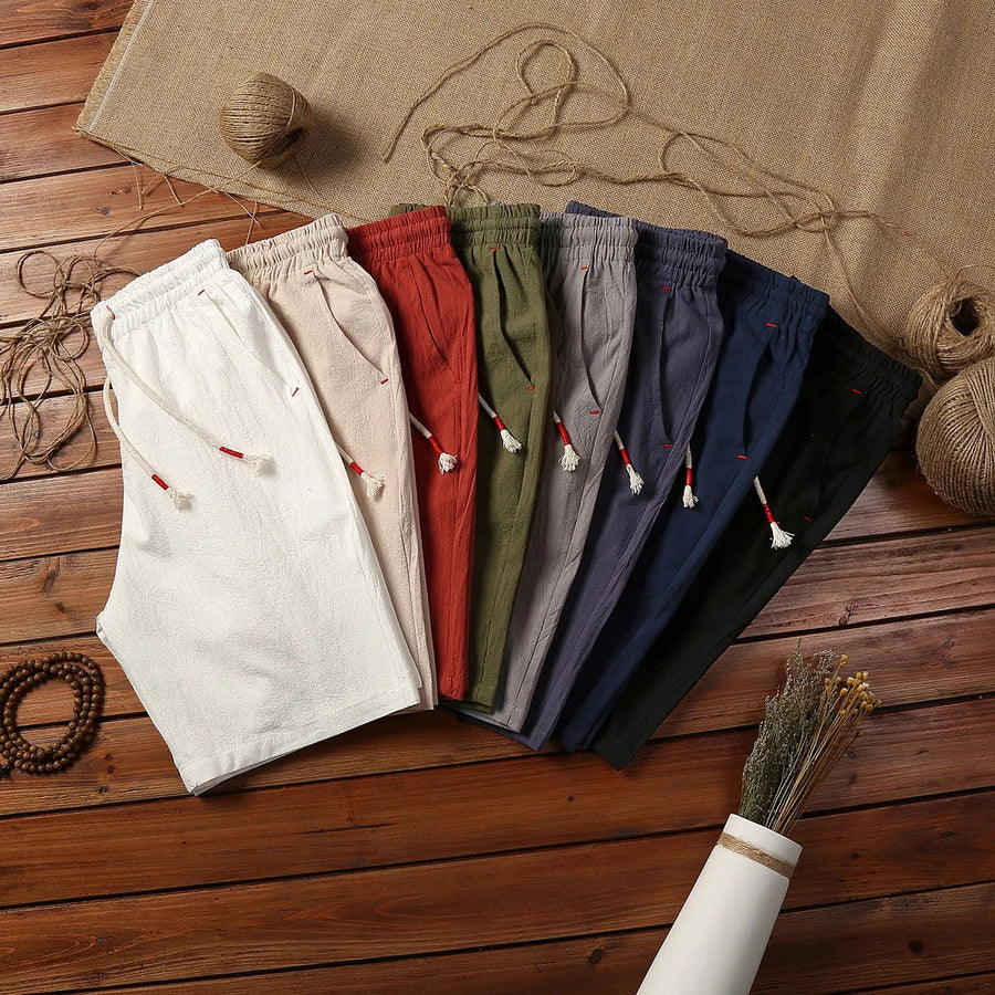 Riviere Cotton Relaxed Fit - Shorts CAAYWORLD MEN