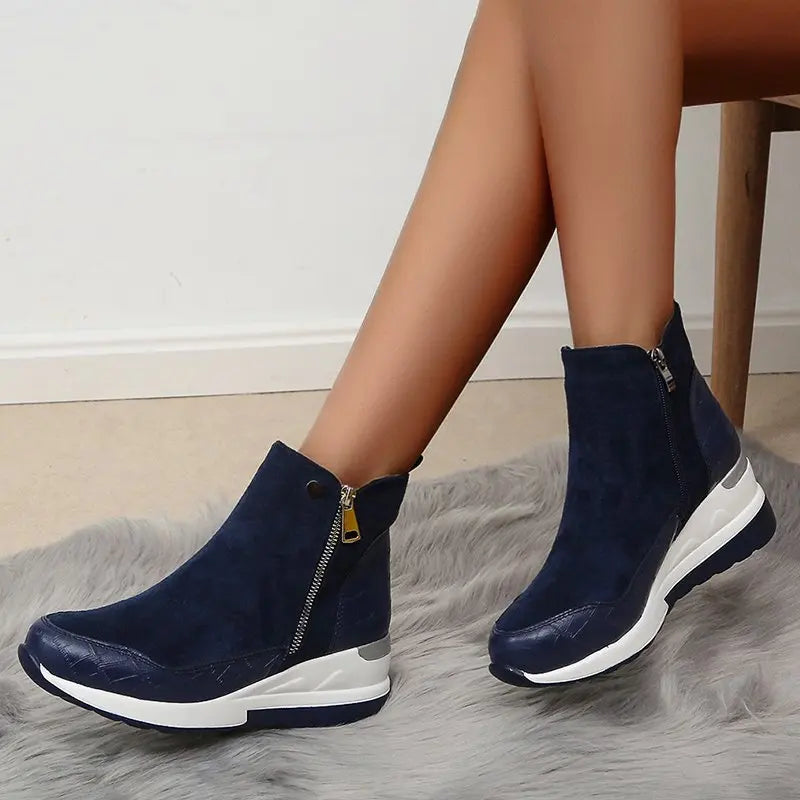 Rope Sole Espadrille Wedge - Boots CAAYWORLD
