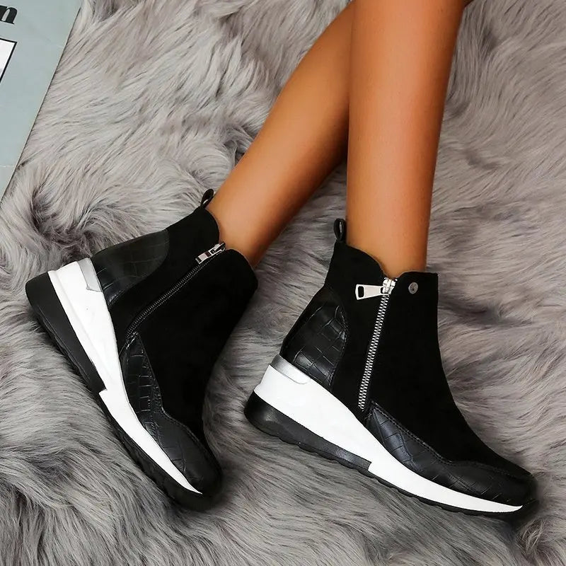Rope Sole Espadrille Wedge - Boots CAAYWORLD