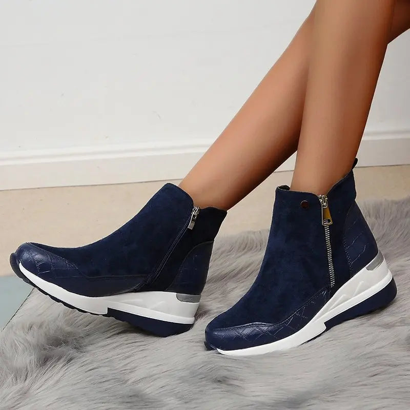 Rope Sole Espadrille Wedge - Boots CAAYWORLD