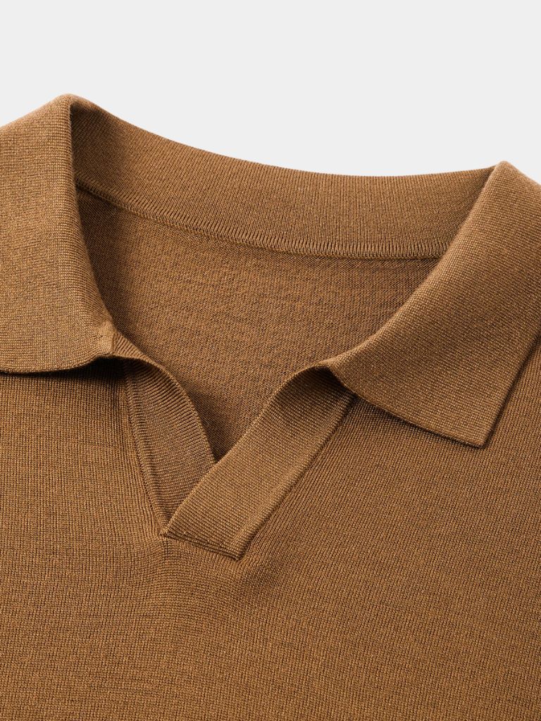 Royal Comfort Long Sleeve Polo - CAAYWORLD CAAYWORLD