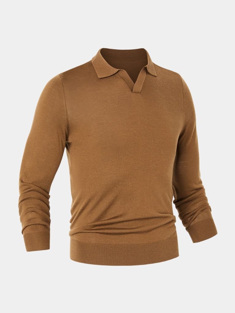 Royal Comfort Long Sleeve Polo - CAAYWORLD CAAYWORLD