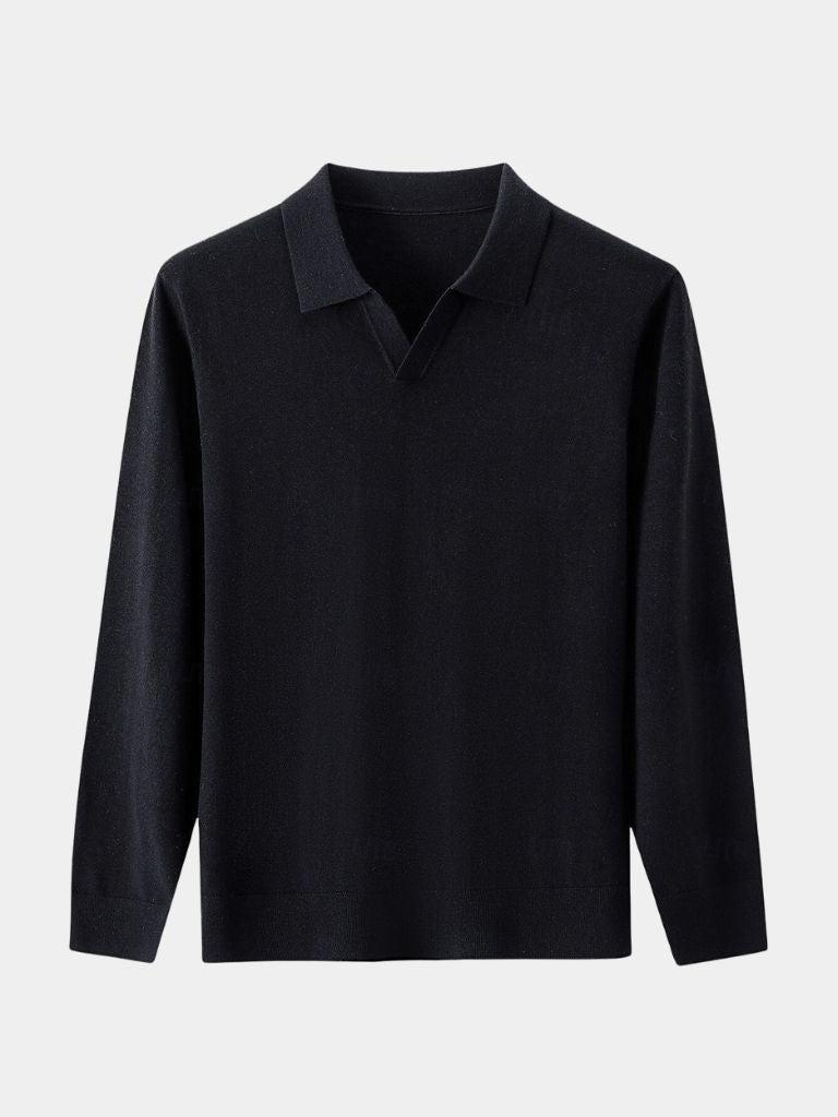 Royal Comfort Long Sleeve Polo - CAAYWORLD CAAYWORLD