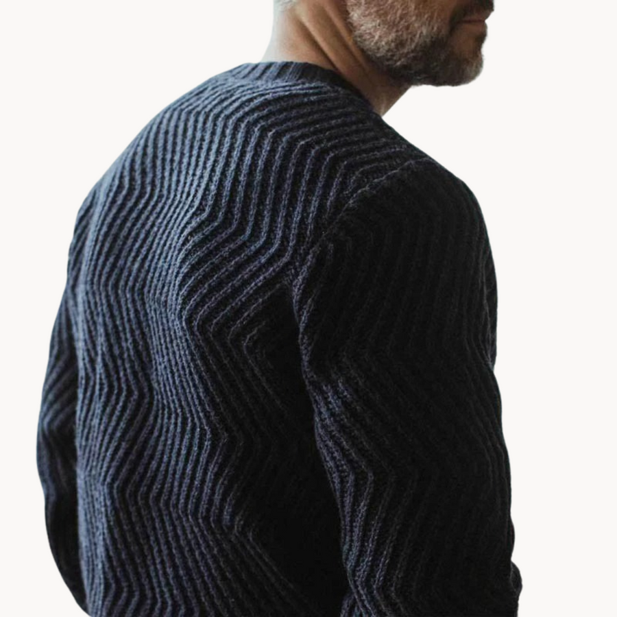 Rune Relaxed Crewneck Knit - Sweater CAAYWORLD MEN