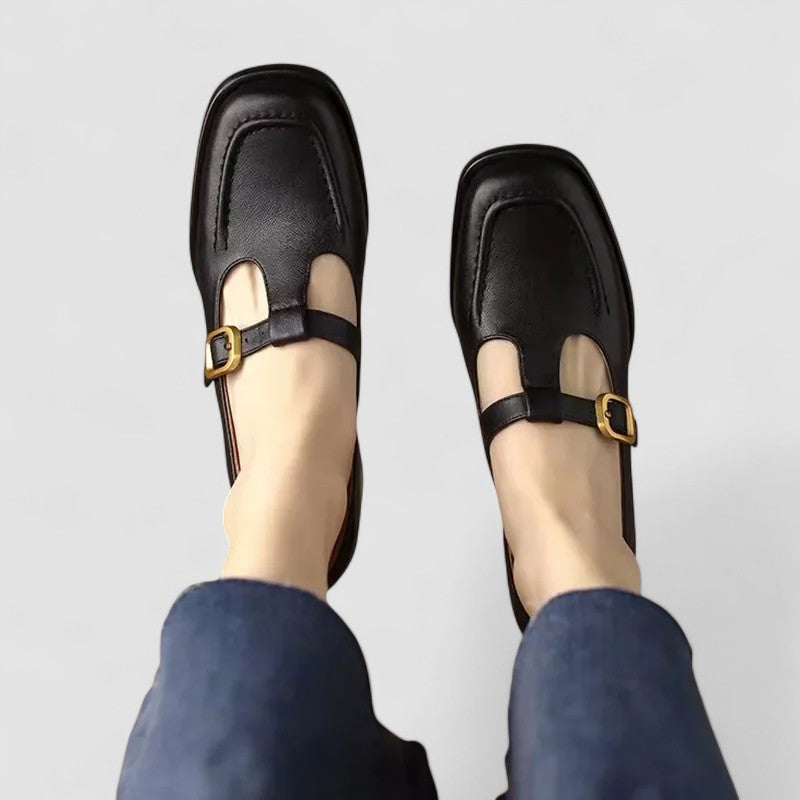 Elizabeth™ | Orthopedic T-Strap Heels