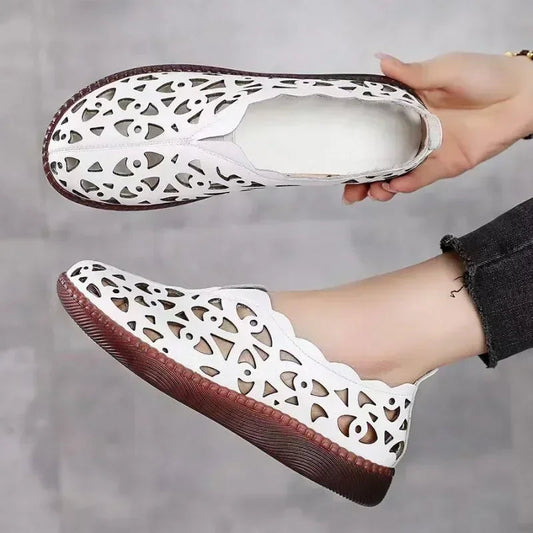 Sage Leather Comfort - Flats CASA LARO WOMEN