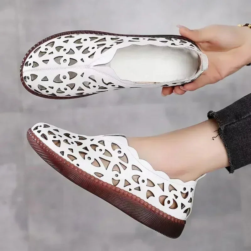Sage Leather Comfort - Flats CAAYWORLD WOMEN