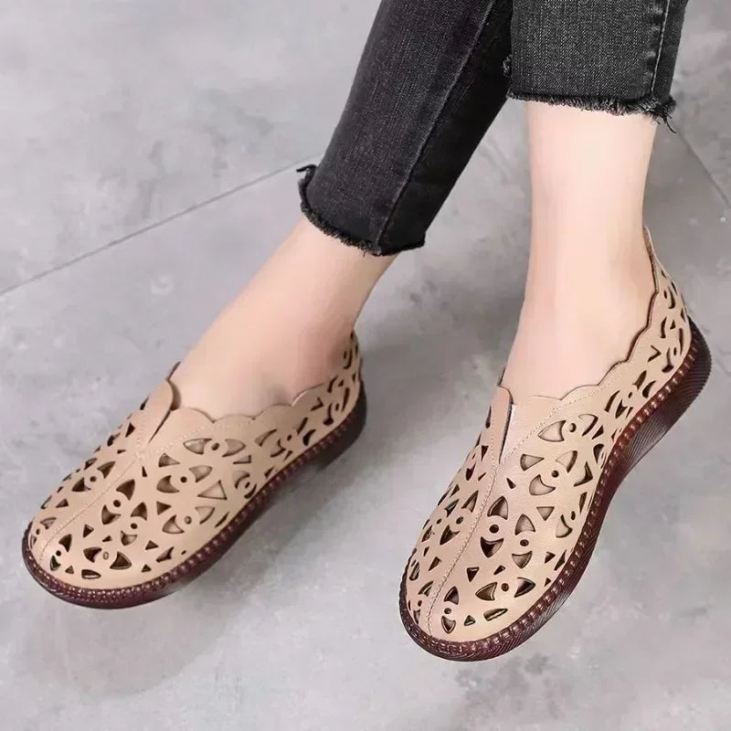 Sage Leather Comfort - Flats CAAYWORLD WOMEN