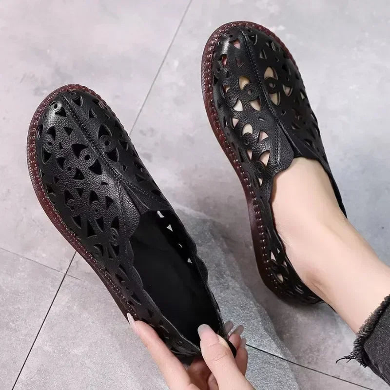 Sage Leather Comfort - Flats CAAYWORLD WOMEN