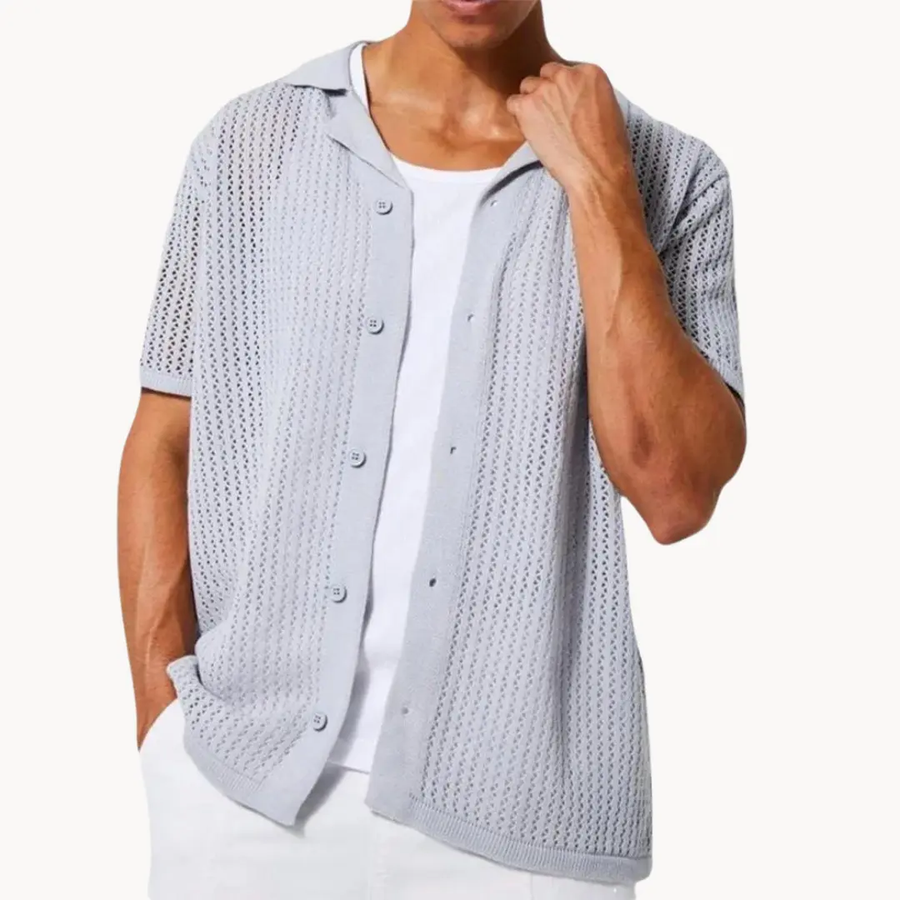 Sahara Mesh Full Placket - Polo Shirt CAAYWORLD