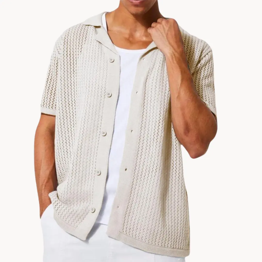 Sahara Mesh Full Placket - Polo Shirt CAAYWORLD