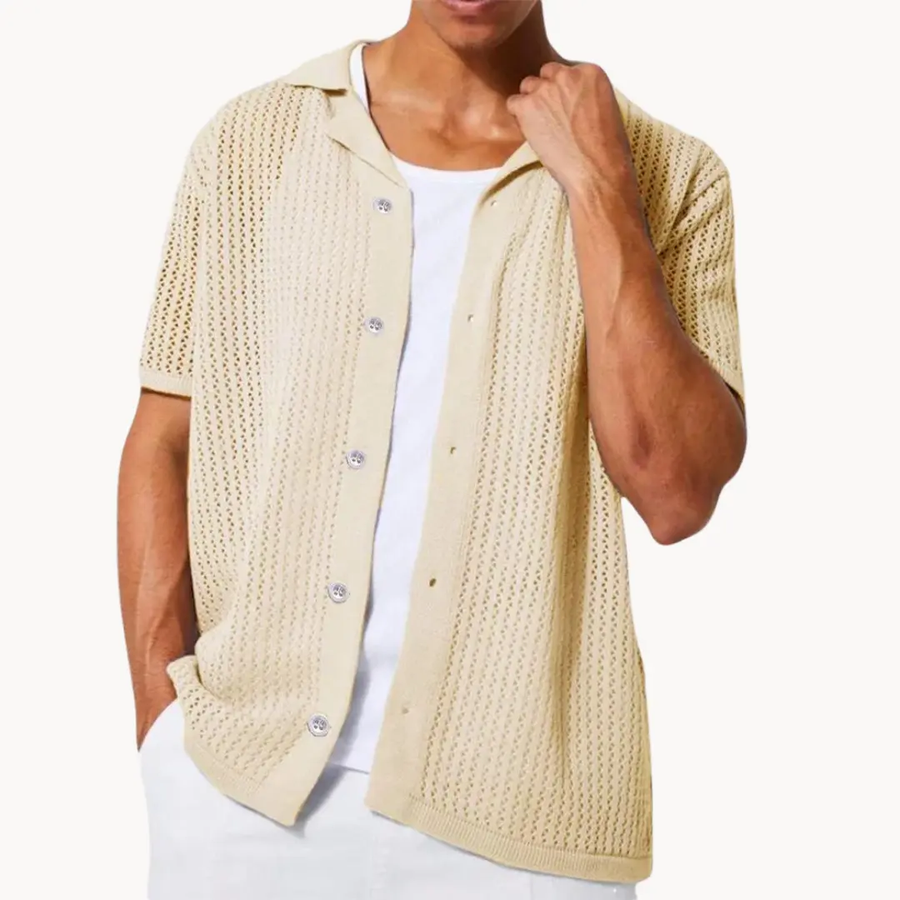 Sahara Mesh Full Placket - Polo Shirt CAAYWORLD