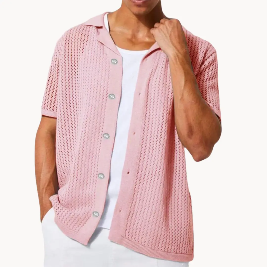 Sahara Mesh Full Placket - Polo Shirt CAAYWORLD