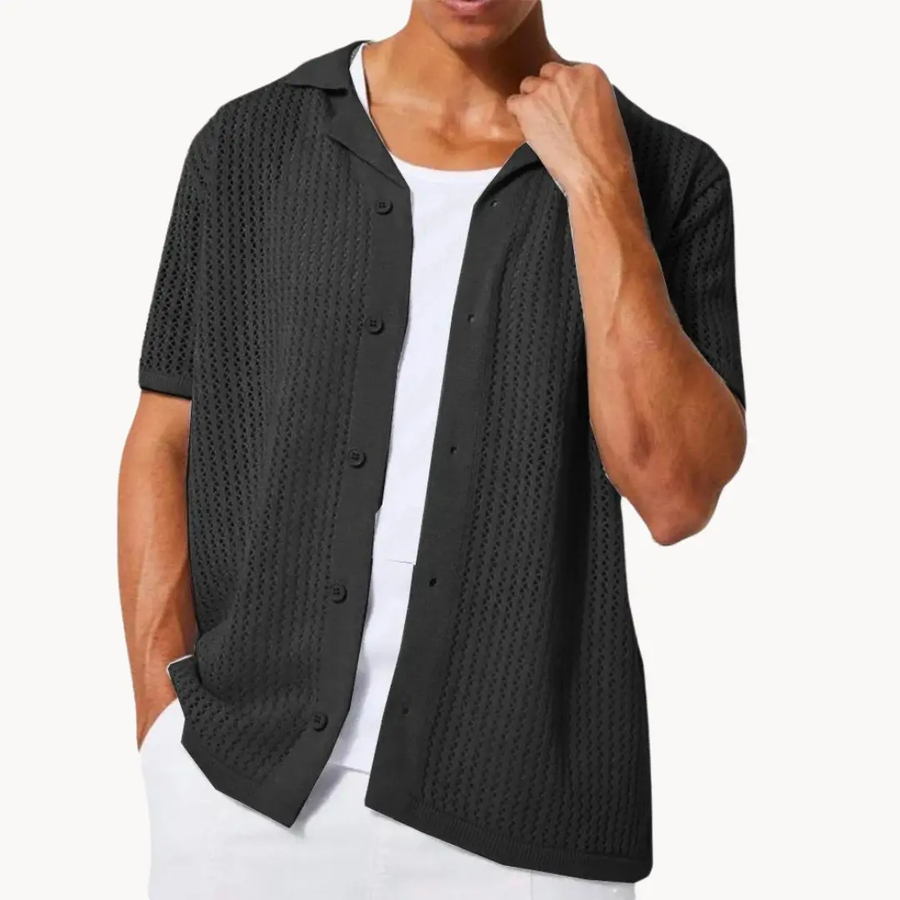 Sahara Mesh Full Placket - Polo Shirt CAAYWORLD