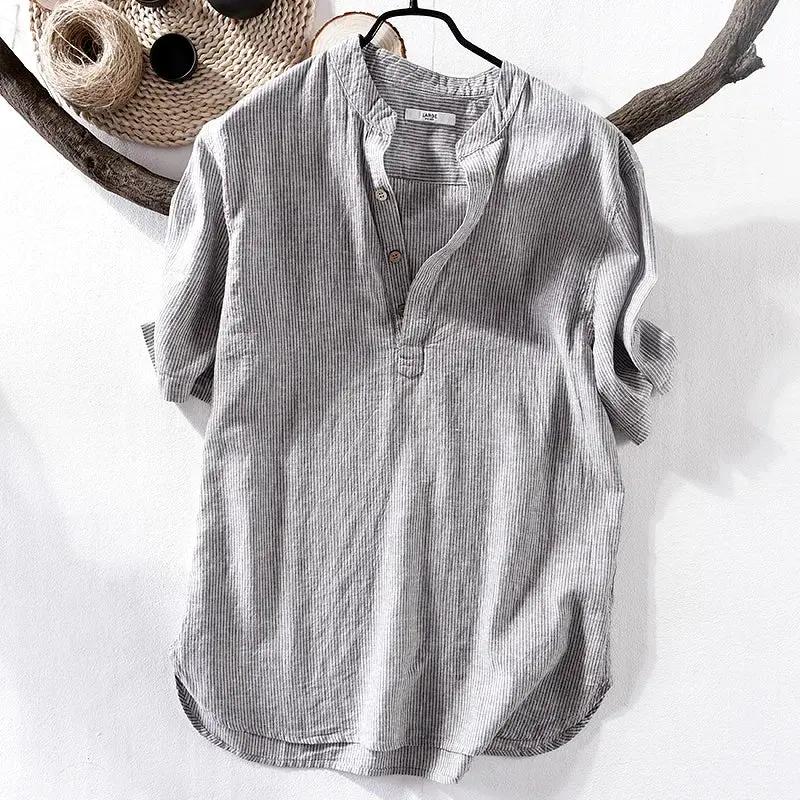 Sail Stripe Linen - Shirt CAAYWORLD