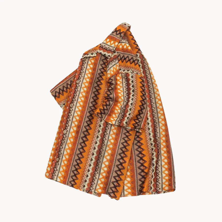 Santeria Print Camp Collar - Shirt CAAYWORLD