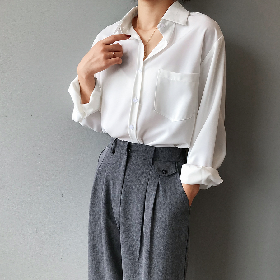 Satin - Blouse CAAYWORLD