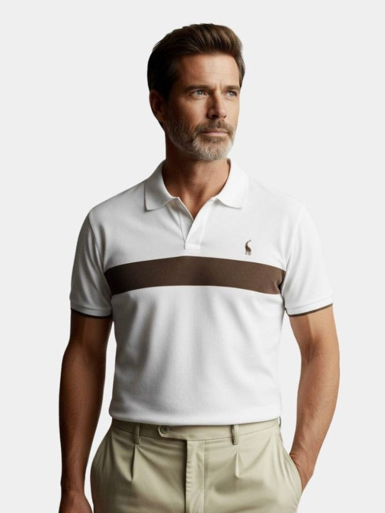 Savanna Stripe Polo – CAAYWORLD CAAYWORLD