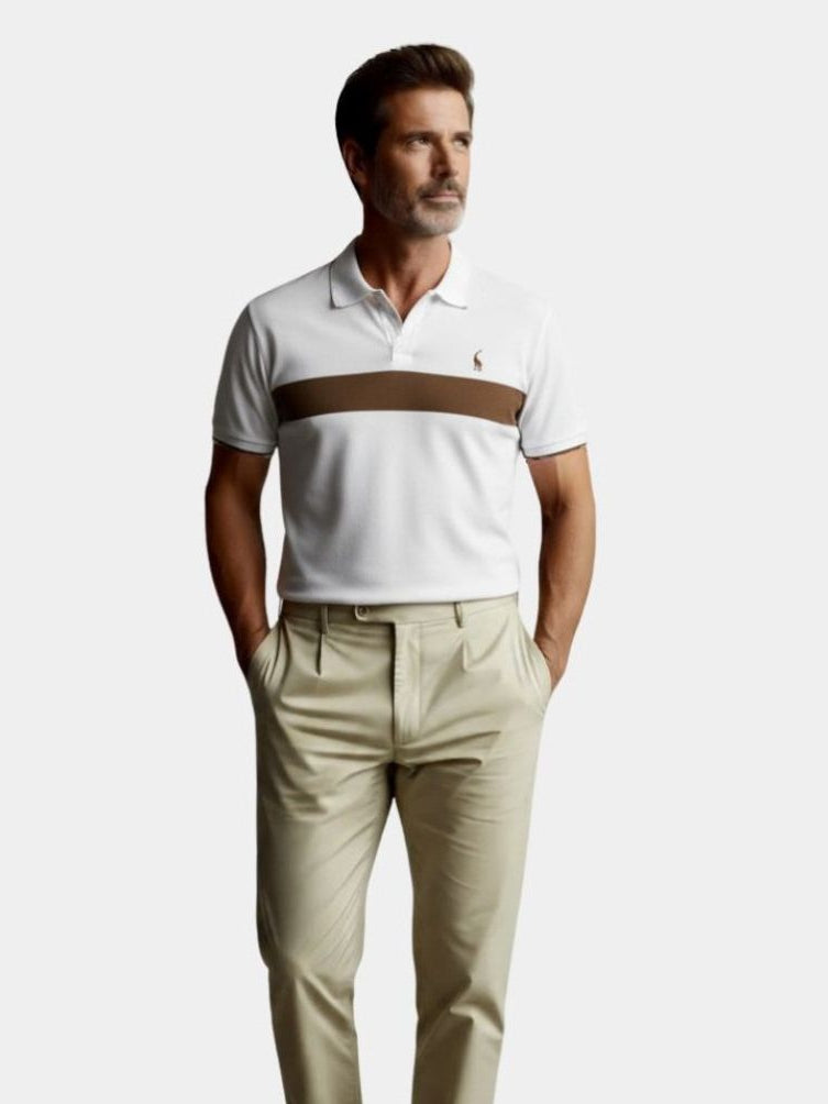 Savanna Stripe Polo – CAAYWORLD CAAYWORLD