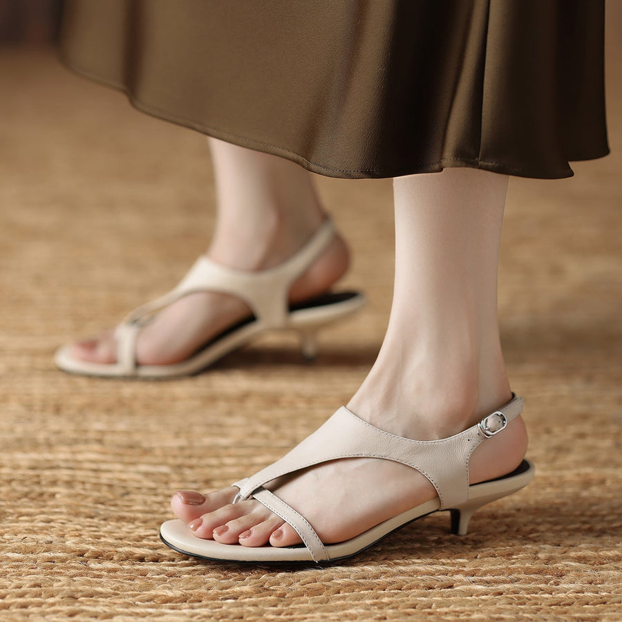 Savannah Leather Slingback - Heels CAAYWORLD WOMEN