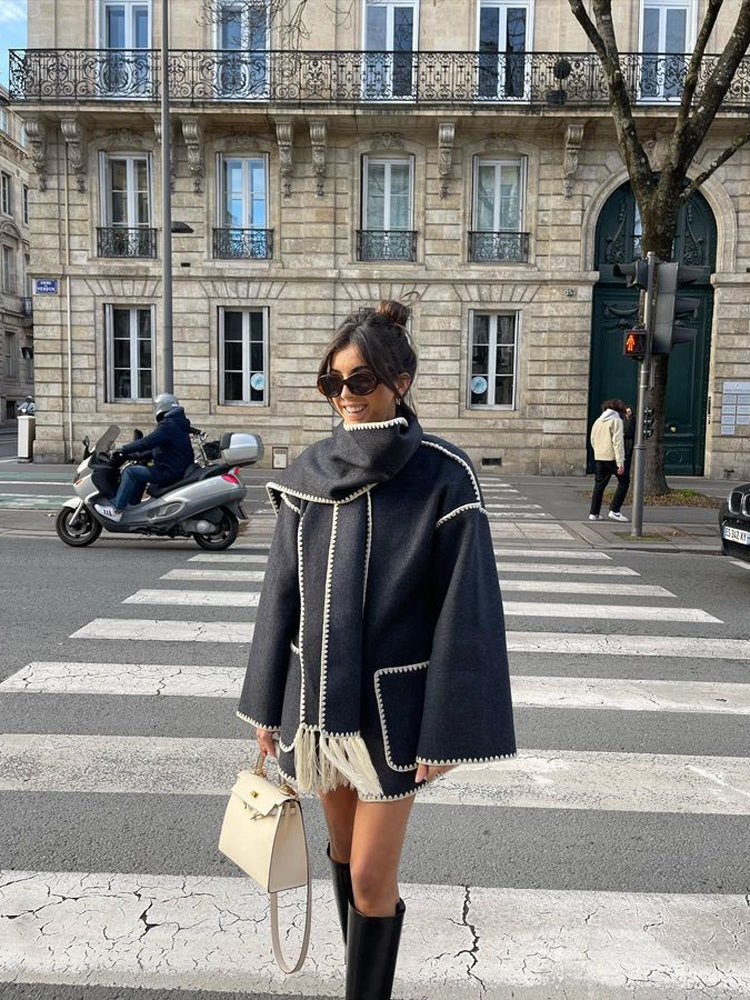 Scarf Collar - Coat CAAYWORLD