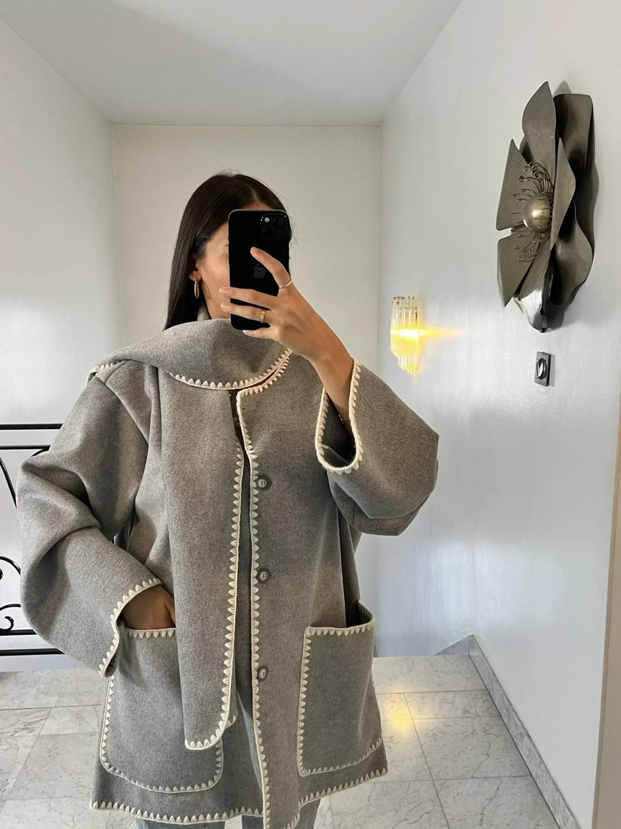 Scarf Collar - Coat CAAYWORLD