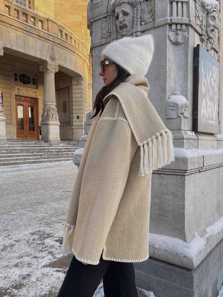 Scarf Collar - Coat CAAYWORLD