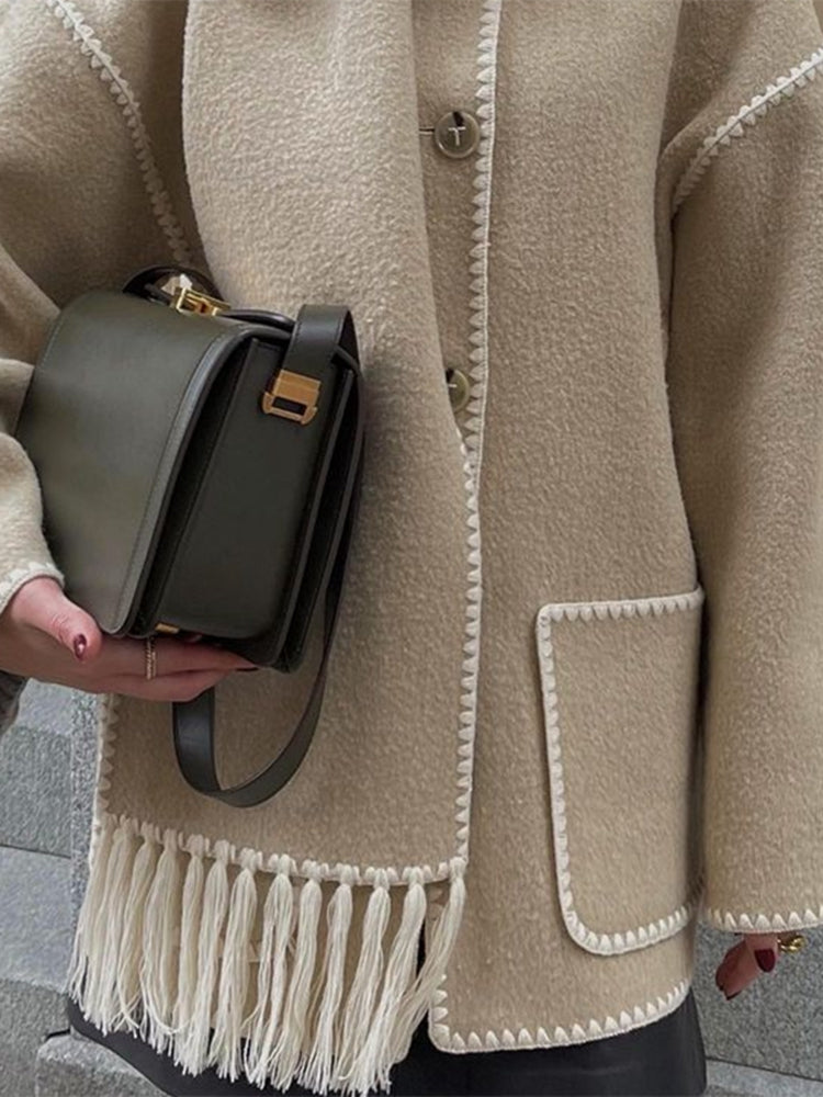 Scarf Collar - Coat CAAYWORLD