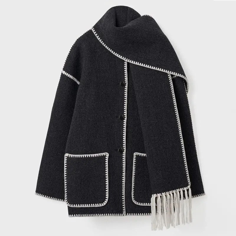 Scarf Collar - Coat CAAYWORLD