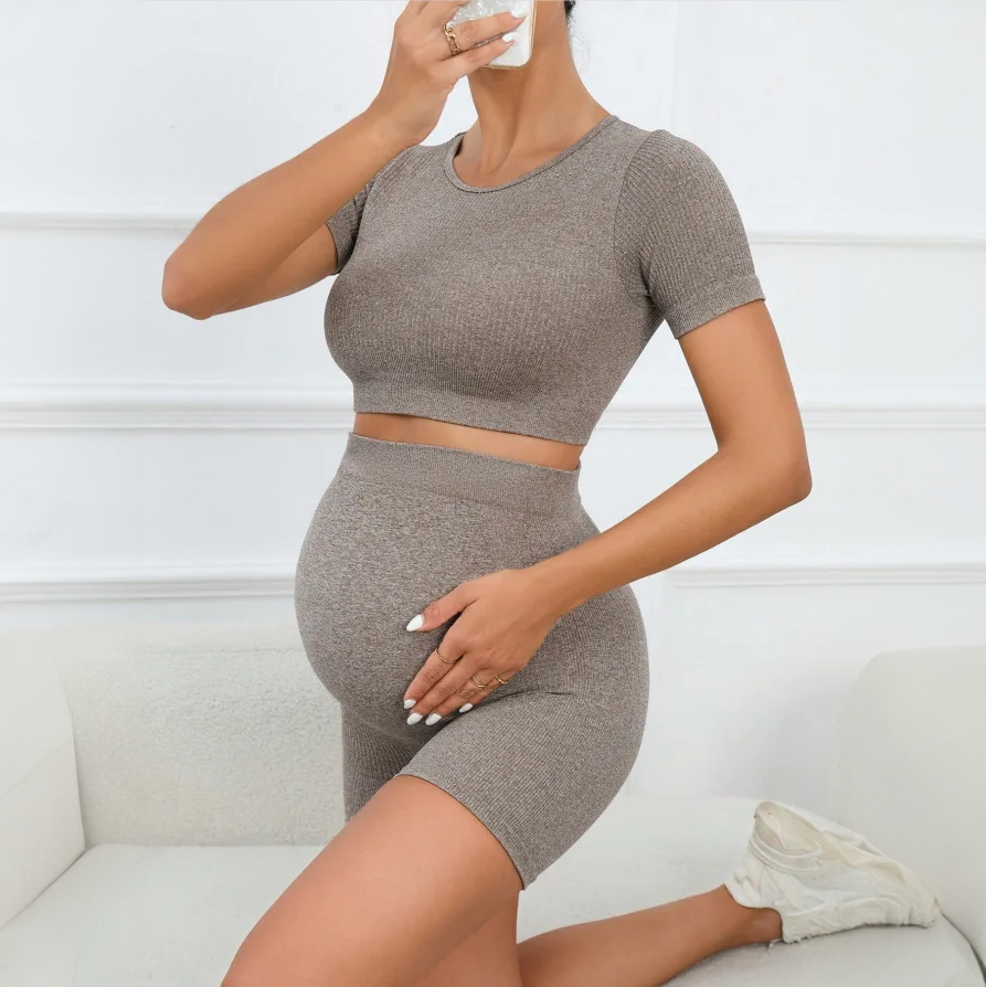 Seamless High-Waist Moisture-Wicking - Two-Piece Set CAAYWORLD