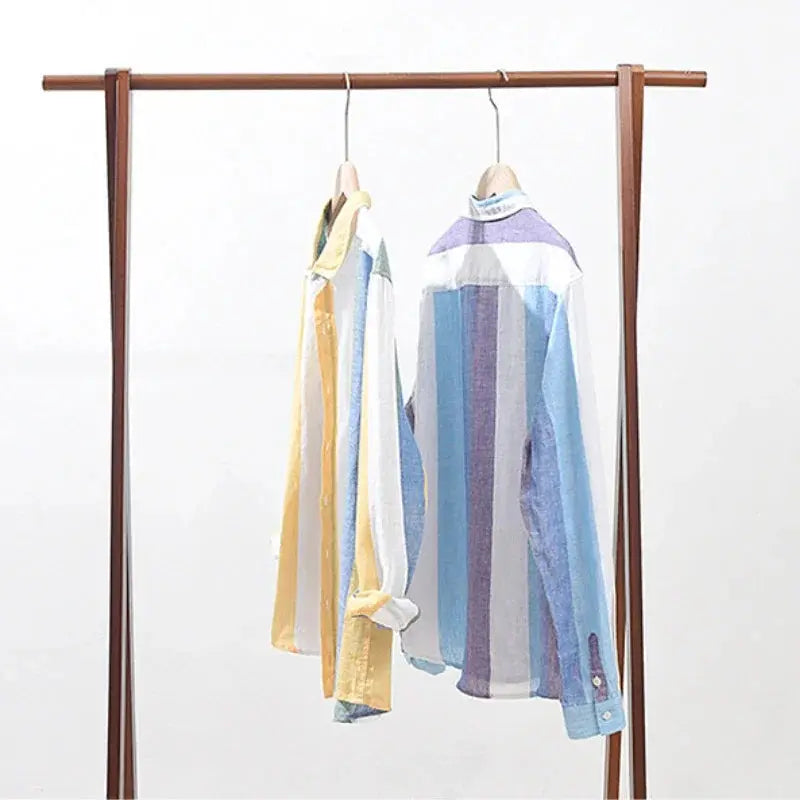 Seascape Stripe Linen Button-Down - Shirt CAAYWORLD
