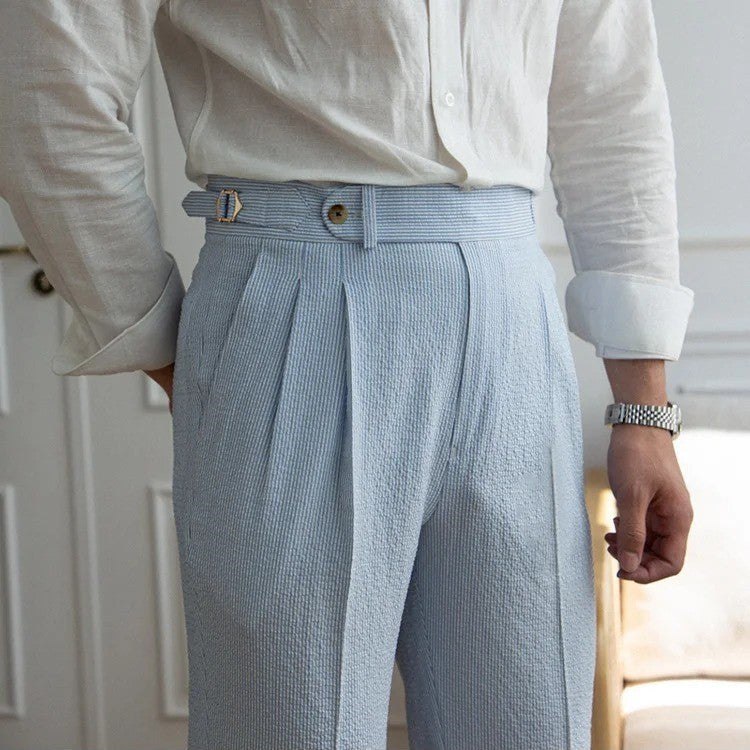 Seersucker Ghurkha - Pants CAAYWORLD MEN