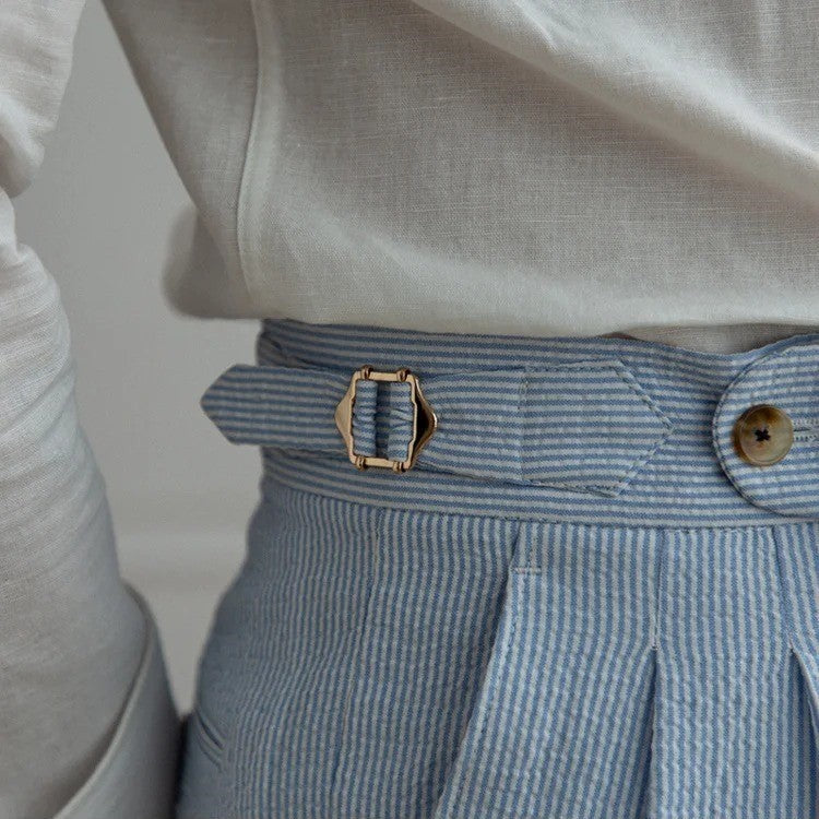 Seersucker Ghurkha - Pants CAAYWORLD MEN