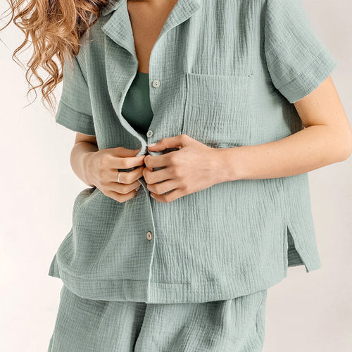Serene Linen - Pajama Set CAAYWORLD