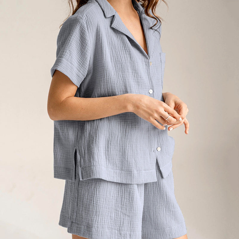 Serene Linen - Pajama Set CAAYWORLD