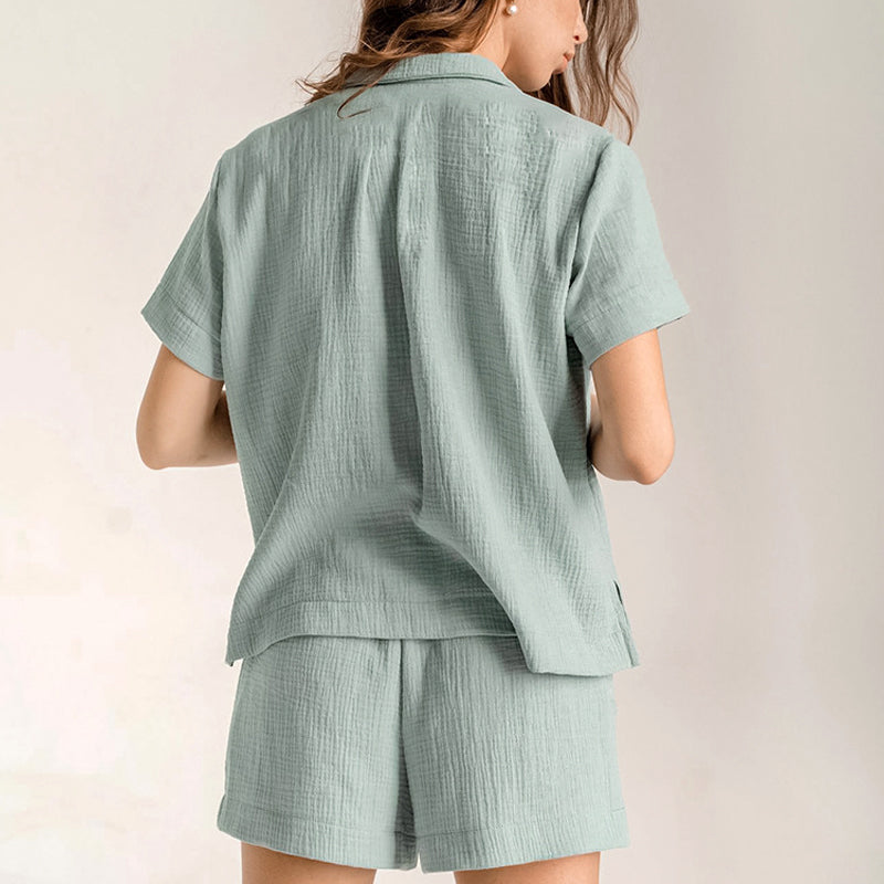 Serene Linen - Pajama Set CAAYWORLD