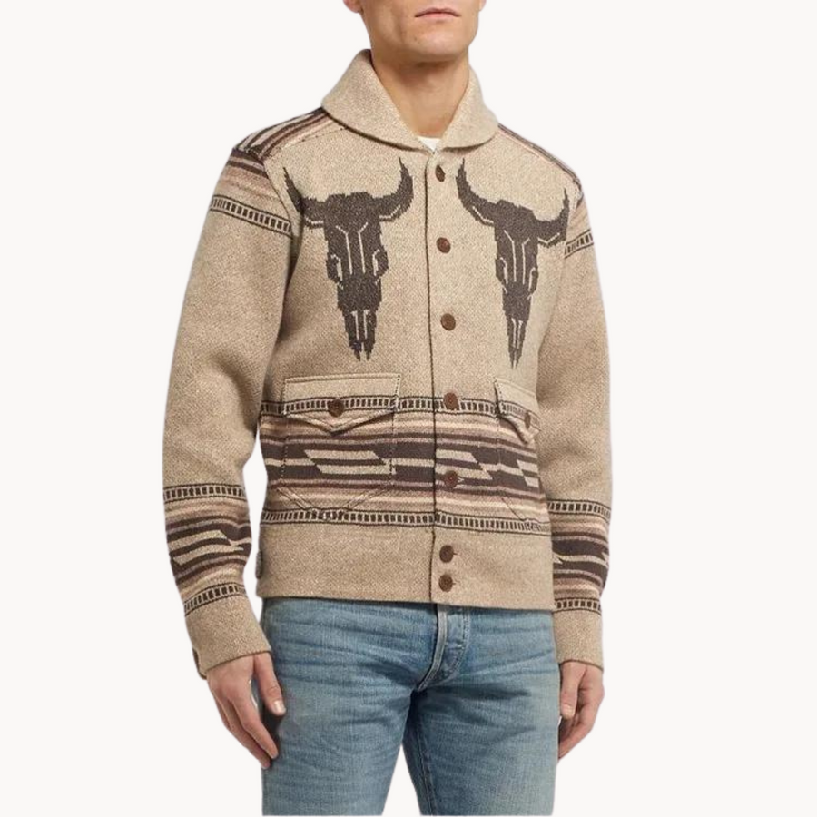 Shawl Collar Knit - Cardigan CAAYWORLD MEN