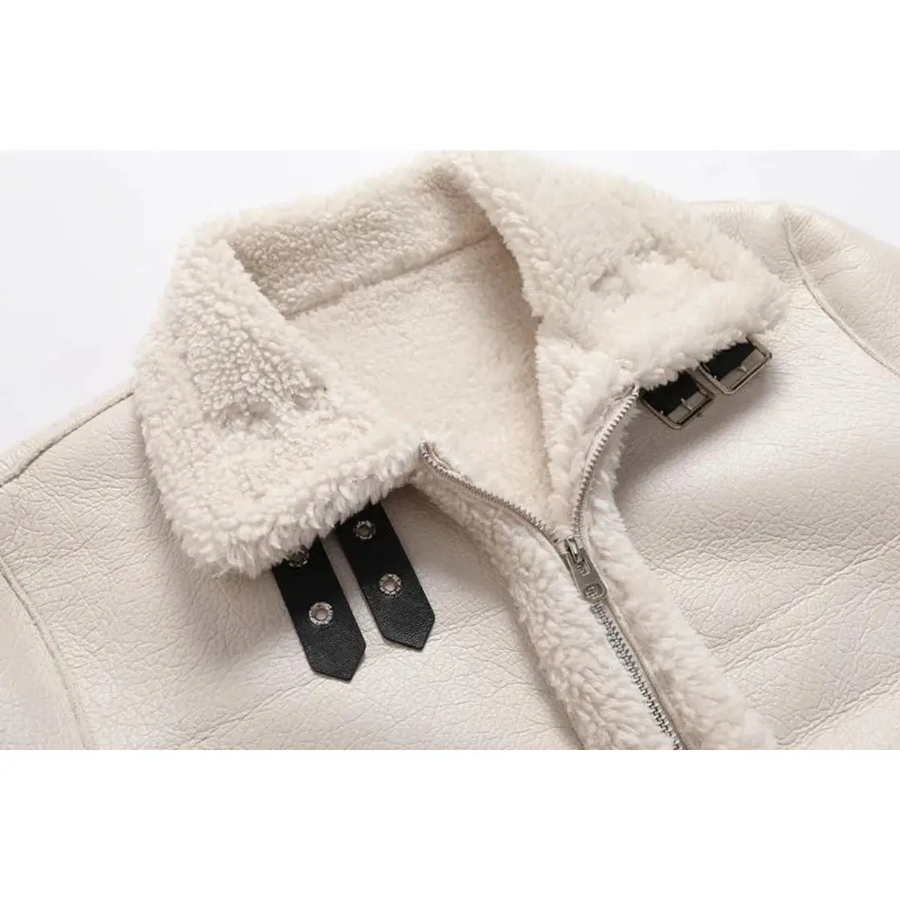 Shearling-Lined Leather - Jacket CAAYWORLD