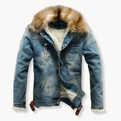 Sherpa-Lined Denim - Jacket CAAYWORLD