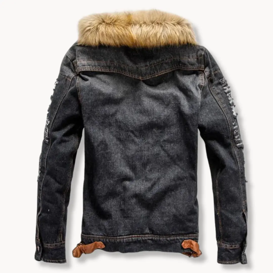 Sherpa-Lined Denim - Jacket CAAYWORLD