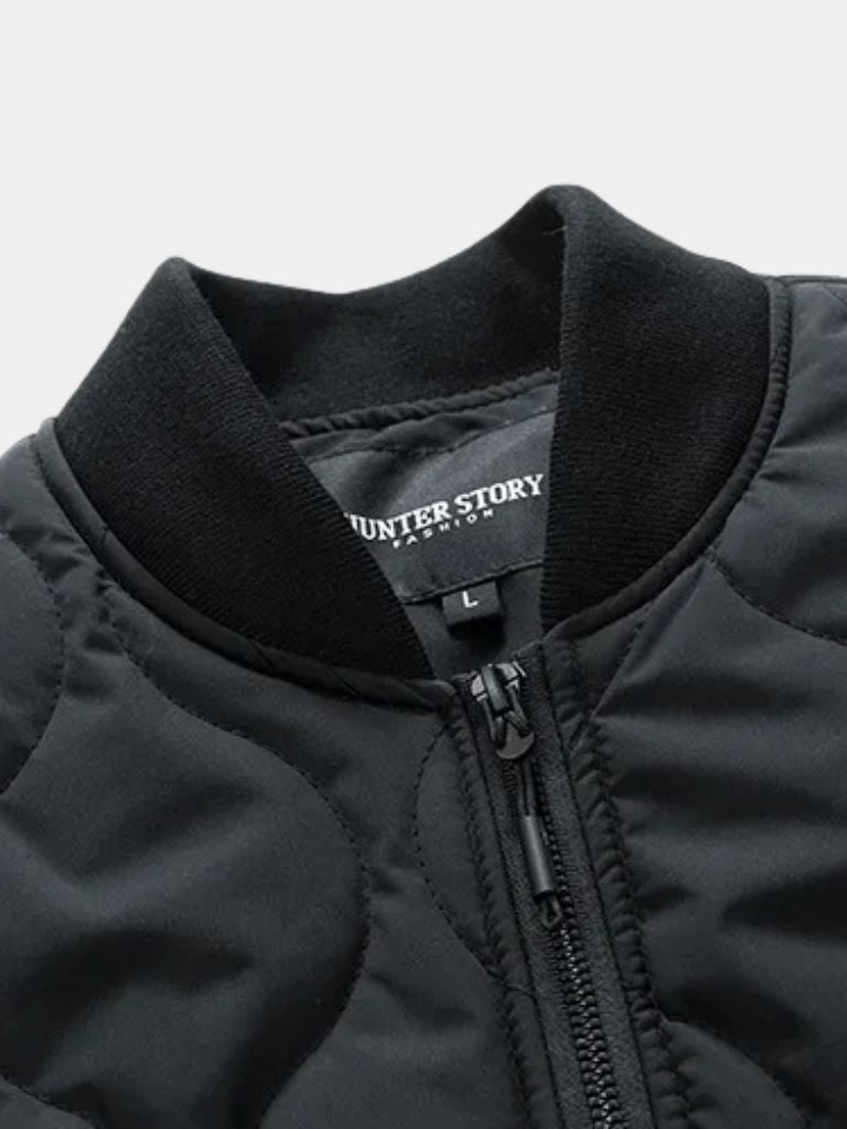 Sherpa Sleeves Padded Bomber Jacket - CAAYWORLD CAAYWORLD