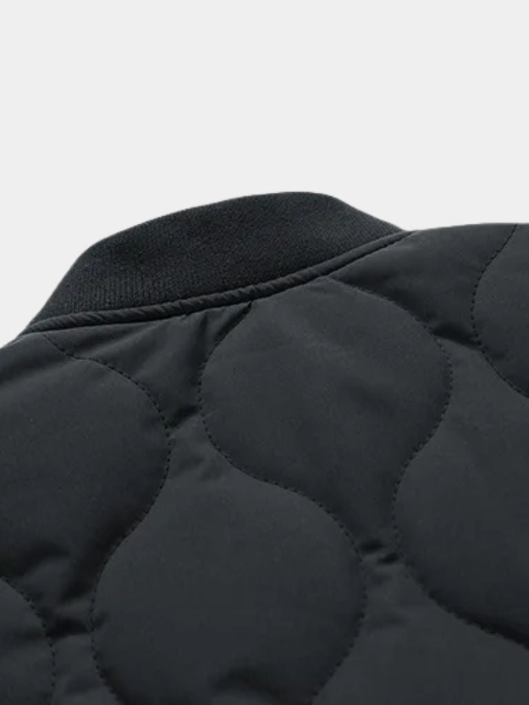 Sherpa Sleeves Padded Bomber Jacket - CAAYWORLD CAAYWORLD