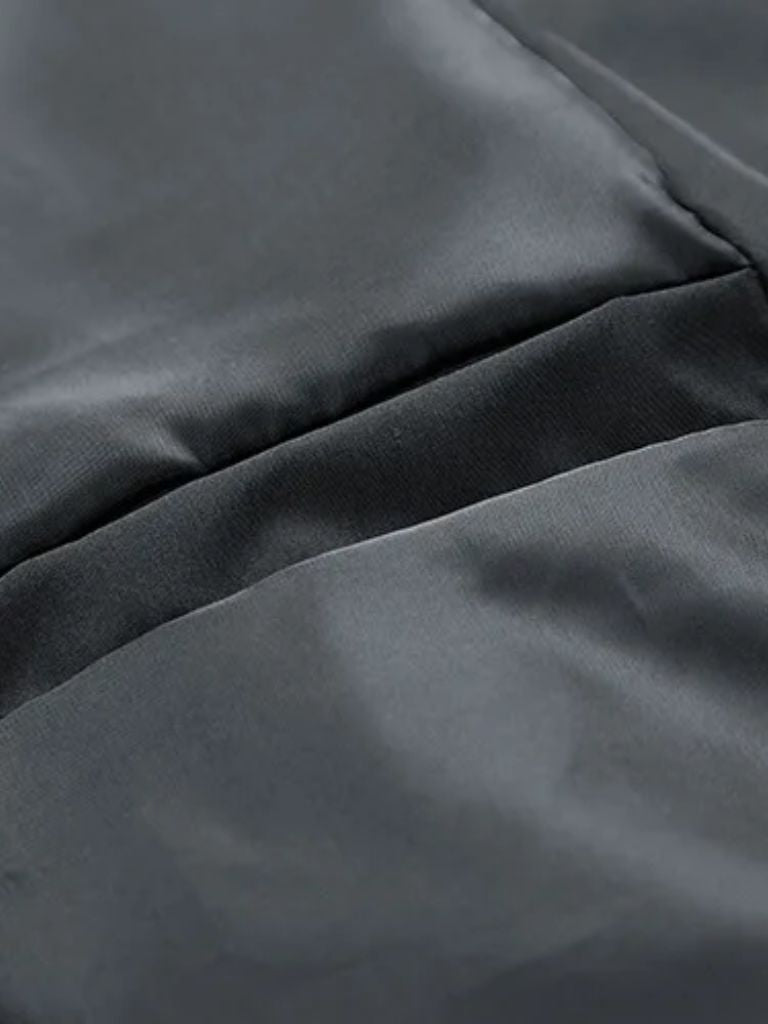 Sherpa Sleeves Padded Bomber Jacket - CAAYWORLD CAAYWORLD