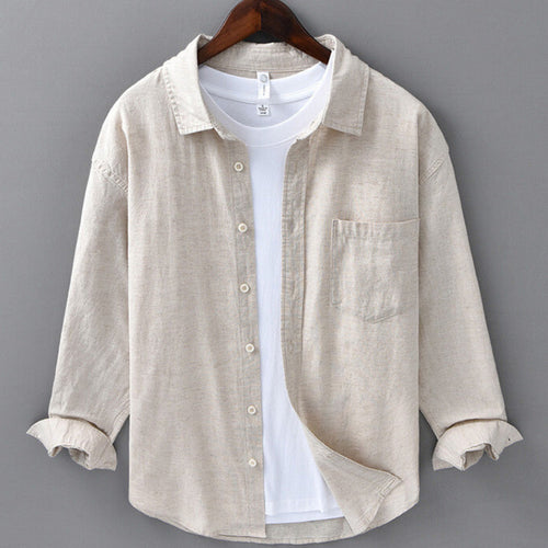 Shoreline Linen Button-Down - Shirt CAAYWORLD MEN