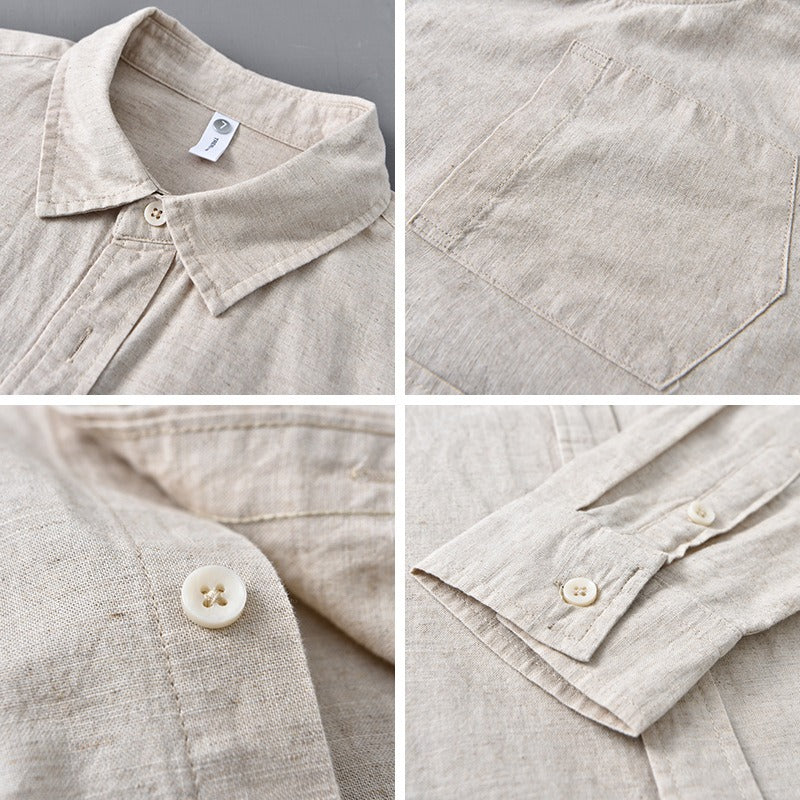 Shoreline Linen Button-Down - Shirt CAAYWORLD MEN