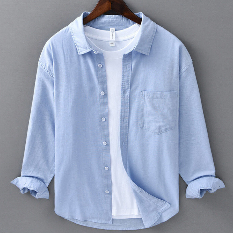 Shoreline Linen Button-Down - Shirt CAAYWORLD MEN