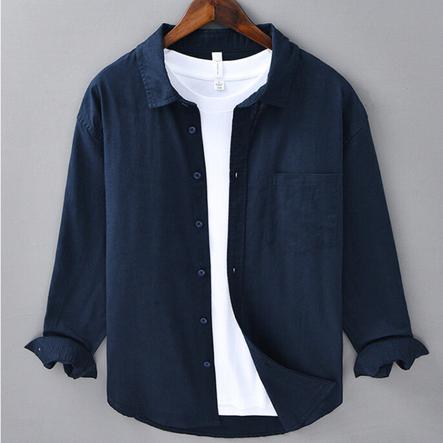 Shoreline Linen Button-Down - Shirt CAAYWORLD MEN