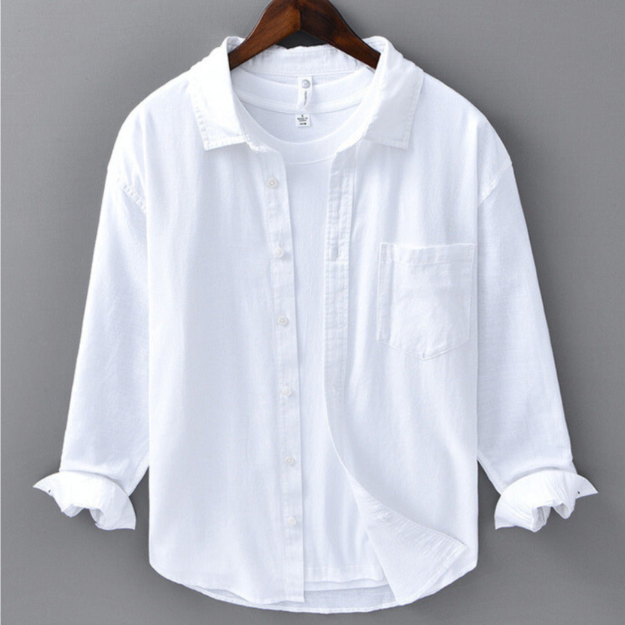 Shoreline Linen Button-Down - Shirt CAAYWORLD MEN